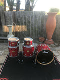 Pearl Session Studio Classic Sequoia Red Drum Set kit 5pc