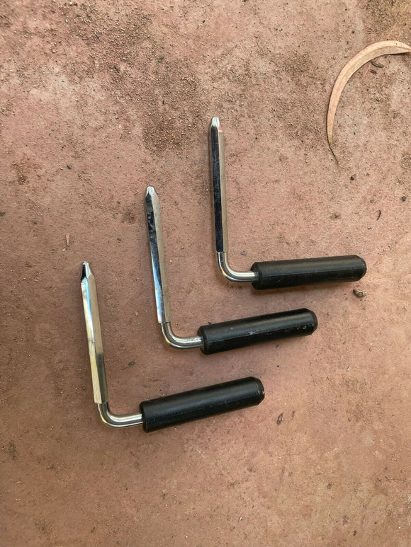 THREE PACK Yamaha DTX Electronic Drum Rack Tom Arm L RODS