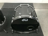 DW Performance Series 4pc Drum Set Kit Gun Metal