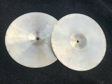 Vintage Zildjian 14" NEW beat Hihat Drum Cymbals hi hat