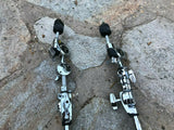 Two Pearl Gyro Lock Boom Cymbal Rack Mount Tops Pair
