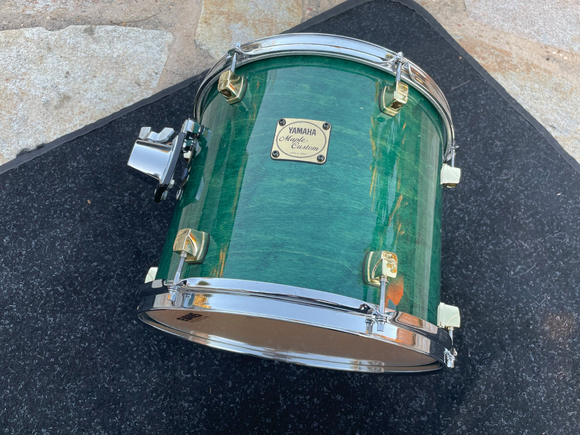 Yamaha Maple Custom Emerald Green 13x11 Tom Drum