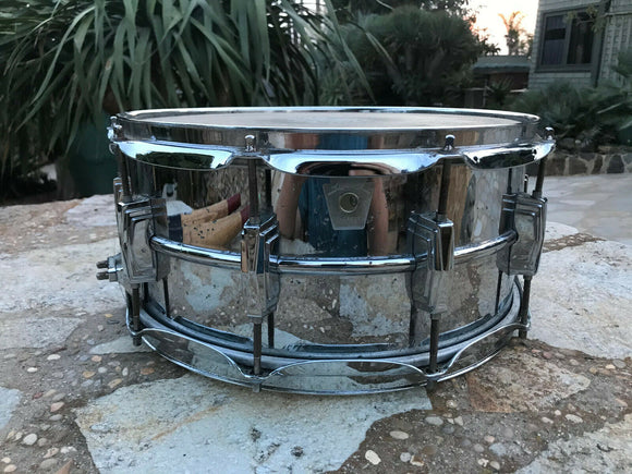 Ludwig Supraphonic Snare Drum Keystone Badge : 6.5 X 14