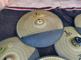 Zildjian 5pc Low Volume Cymbals w/ Extreme Drum triggers 4 Electronic Drums Set