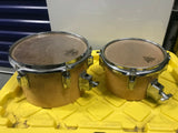 Vintage Tama Superstar 2pc Super Maple Glossy CONCERT TOMS WITH STAND 8" and 10"