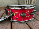 DW Collector's Series "Snakes and Arrows" Neil Peart Rush 6x14 Snare drum w/ TAG