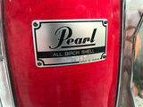 Pearl BLX Birch 6pc SEQUOIA RED LACQ Drum Set kit!!!