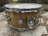 DW Collector's Knurled Brass 6.5x14 Snare Drum