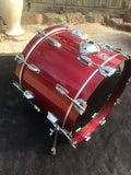 Tama Superstar Candy Apple Red CAR 1980's 22x16 Bass Drum