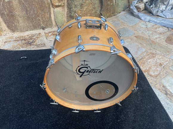 Vintage Gretsch 1970's Natural Finish 22x14 Bass Drum