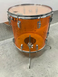 Vintage Ludwig Amber Vistalite 16x16 Floor Tom