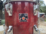 Tama Superstar Cherry 10x9 Cherry Tom Drum 80's