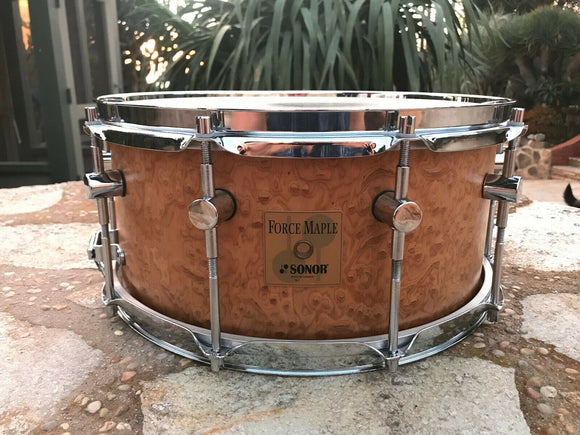 Sonor FORCE MAPLE TN TULIP NATURAL 14 x 6.5 Only Made in 1995 Snare Drum