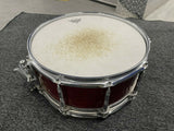 PEARL SNARE Drum  - FREE FLOATING 14X6.5 ACRYLIC RED SPARKLE