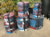 Humes and Berg Hard drum cases 12,13,14,15,16,18.22x16 snare 14x5.5