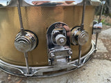 DW Collector's Knurled Brass 6.5x14 Snare Drum