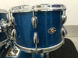Slingerland Blue Sparkle Vintage 70's 12x8,13x9,16x16,22x14 3 ply Maple Drum Set