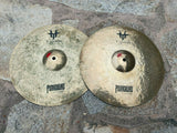 T-Cymbals Punkhead HiHat 14" hi hat Cymbals - Used by Cattle Decapitation