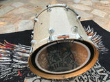 DW COLLECTORS 22 x 20 DEEP BASS DRUM IN Broken Glass!!! Gold badge