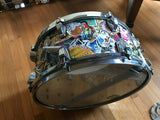 Custom Comic Book / Cartoon Stickers Snare Drum 14 x 5.5