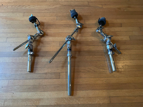 3x Yamaha Boom Drum Cymbal Arms