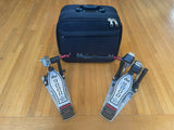 DW 9000 double bass pedal 9002 - Excellent/vg with case