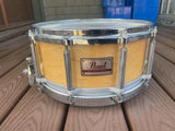 Pearl FREE FLOATING 14x6.5 Natural Maple Snare Drum
