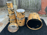 Pearl Masters Custom Maple 8pc Drum Set kit Natural