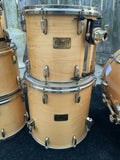 Pearl Masters Custom Maple 8pc Drum Set kit Natural