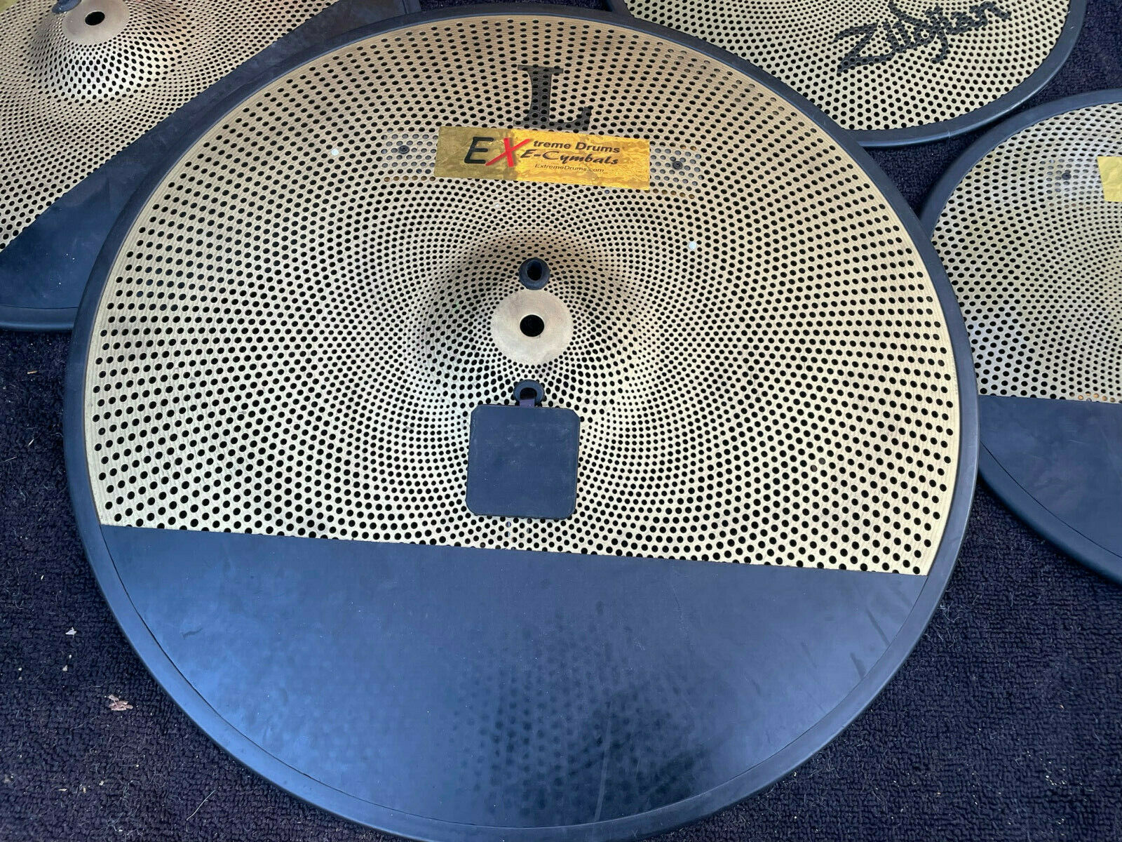Zildjian 5pc Low Volume Cymbals w Extreme Drum triggers 4