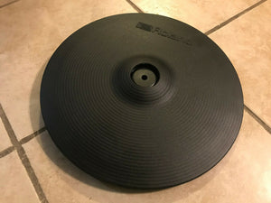 Roland CY-12C Dual-Trigger Cymbal Crash Cymbal 12 r/c cy12c - BLACK BOTTOM VER