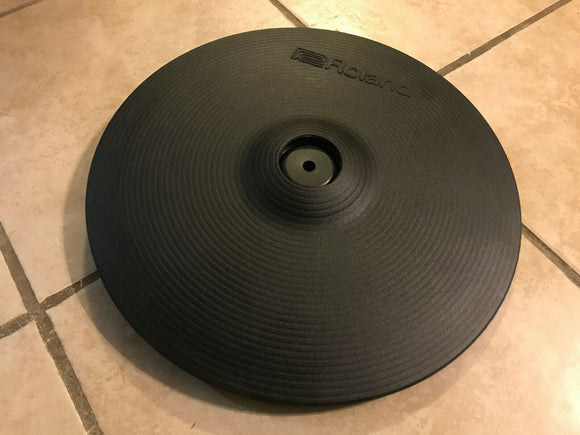 Roland CY-12C Dual-Trigger Cymbal Crash Cymbal 12 r/c cy12c - BLACK BOTTOM VER