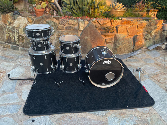 PDP Concept Maple Carbon Fiber 6pc Drum Set kit - 10x8,12x9,14x12,16x14,14x5.5