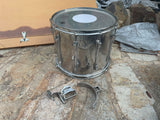 1970s Ludwig 12x15 Marching Snare Drum Chrome Over Steel - FOR PARTS