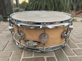 DW Solid Shell 14 x 5.5 Maple Snare Drum - Excellent