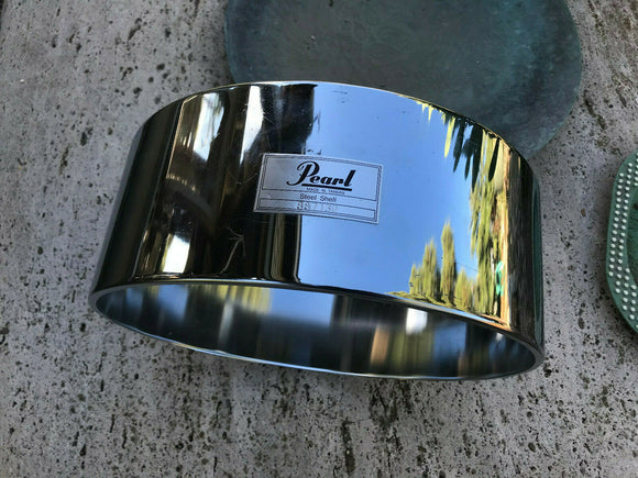 Pearl free floating shell  14x5 Steel Snare Drum