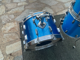 Vintage Tama ImperialStar 3pc Drum Set Kit Blue Metallic 70's 22x14,14x10,16x16