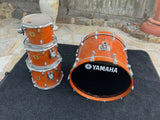 Yamaha Oak Custom Drum Set Kit 10x8,12x9,14x12,22x17 Honey Amber