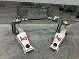 Axis A Longboard CHROME Double Bass Drum Pedals !! VG