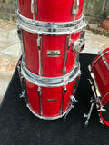 Pearl BLX Birch 6pc SEQUOIA RED LACQ Drum Set kit!!!