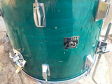 VINTAGE TAMA SUPERSTAR AQUA MARING 16x14 Floor Tom Drum - MODDED