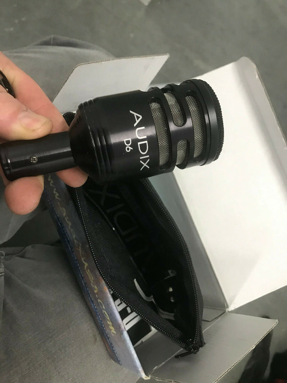Audix D6 Kick/Bass Drum Microphone D-6