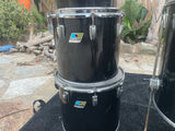 Ludwig Black Cortex 70's 7pc Concert Tom Drum Kit Set