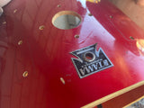 Vintage Tama Superstar Candy Apple Red CAR 1980's 22 x14  BASS DRUM BARE SHELL