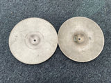 Zildjian Avedis 14" NEW BEAT Hi Hat Cymbals - TOP HAS SPIDER CRACKS FORMING