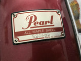 Pearl MLX Maple BORDEAUX RED LACQ 5pc Drum Set kit 10x10,12x10,14x12,16x16,22x16