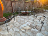 HUGE 3 Sided Gibraltar Straight Drum Rack with Cymbal Arms