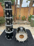 Sonor Phonic Black 6pc Drum Set kit