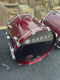 Sakae Almighty Birch 8pc Double Bass Drum Kit - Owned by Dave Mcgraw