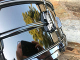 TAMA Metalworks Nickel-Plated Black Steel Snare Drum Black 6.5x14